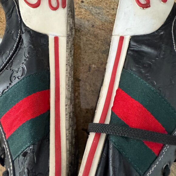 Mens Gucci Ace Supreme vintage sneakers - Picture 4 of 14